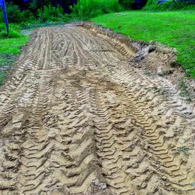 Carving out a small road for a customer