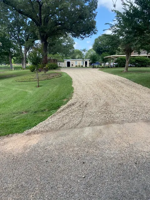 Gravel Spreading job by KC Land & Stump